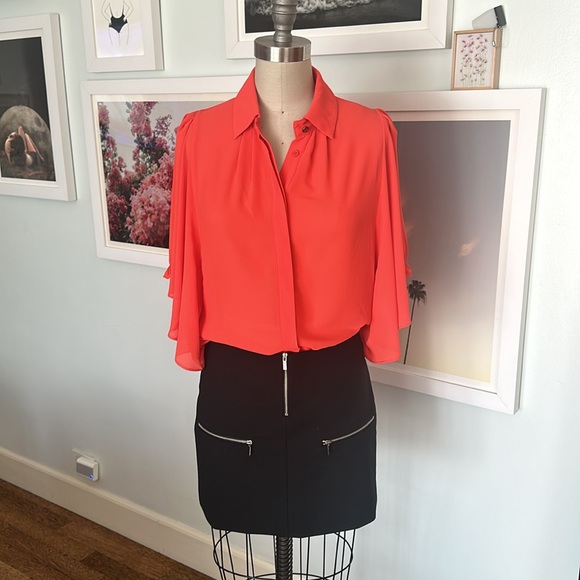 Y2K Bat Wing Blouse - Picture 4 of 6